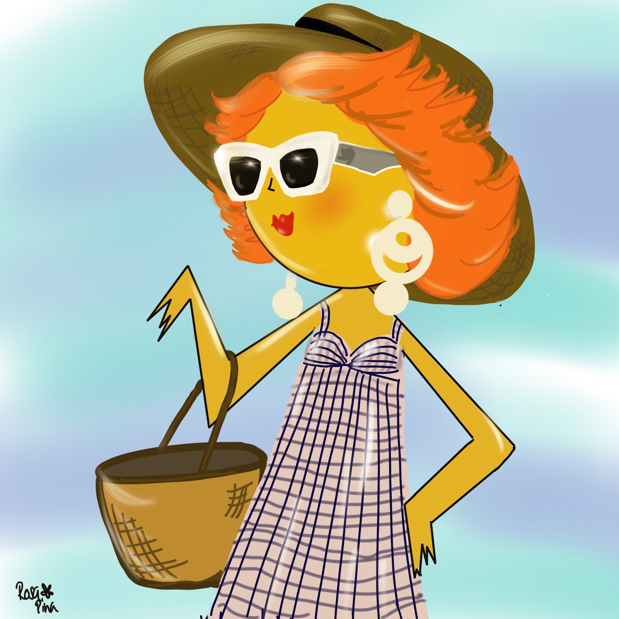 Ready for Málaga (High quality Giclee Fine Art PRINT)